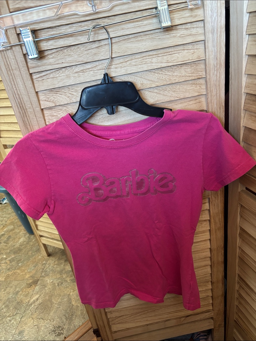 Barbie Children’s Bright Pink Short Sleeve Logo Tee 14
